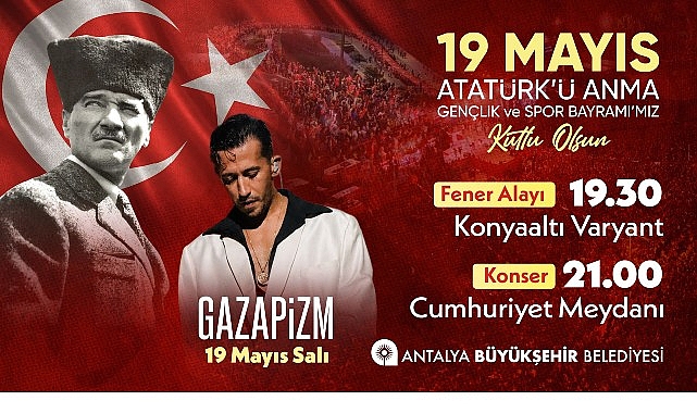19 Mayıs Antalya'da dolu dolu kutlanacak