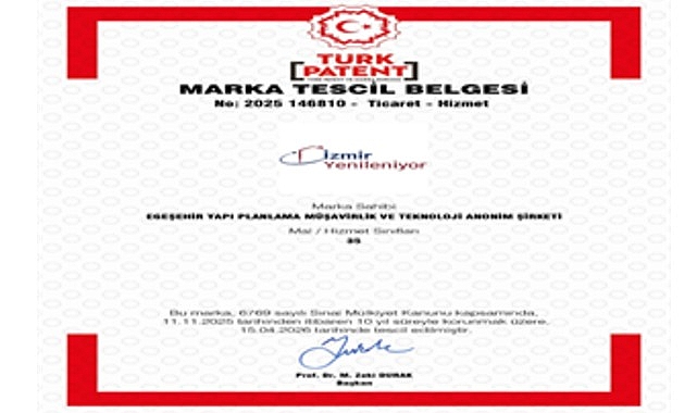 "İzmir Yenileniyor" markası tescillendi