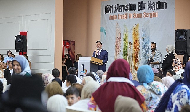 Bayraklı'nın Üreten Kadınları Eserlerini Sergiledi