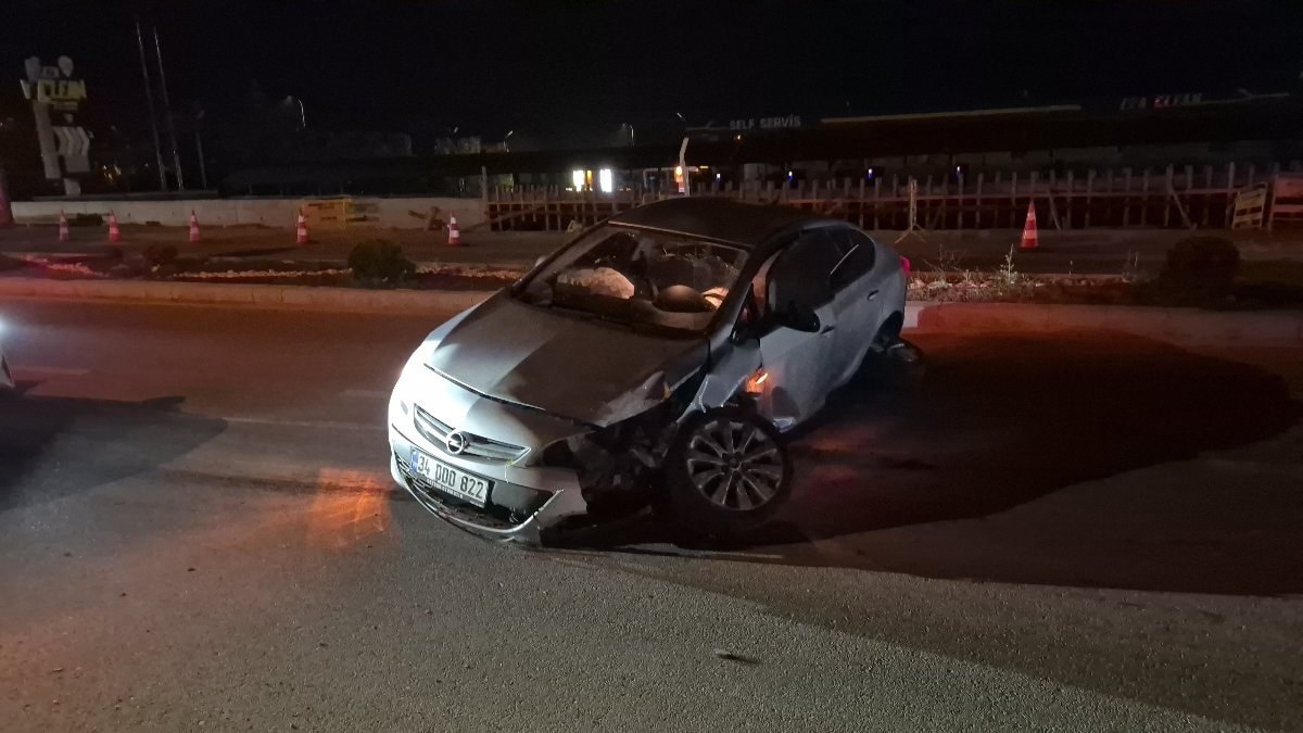Eskişehir'de alkollü sürücü kaza yaptı