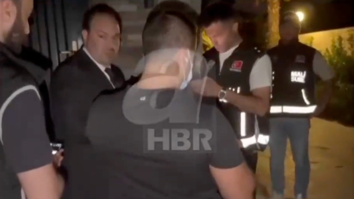 Alihan Kuriş'in gözaltı görüntüleri ortaya çıktı