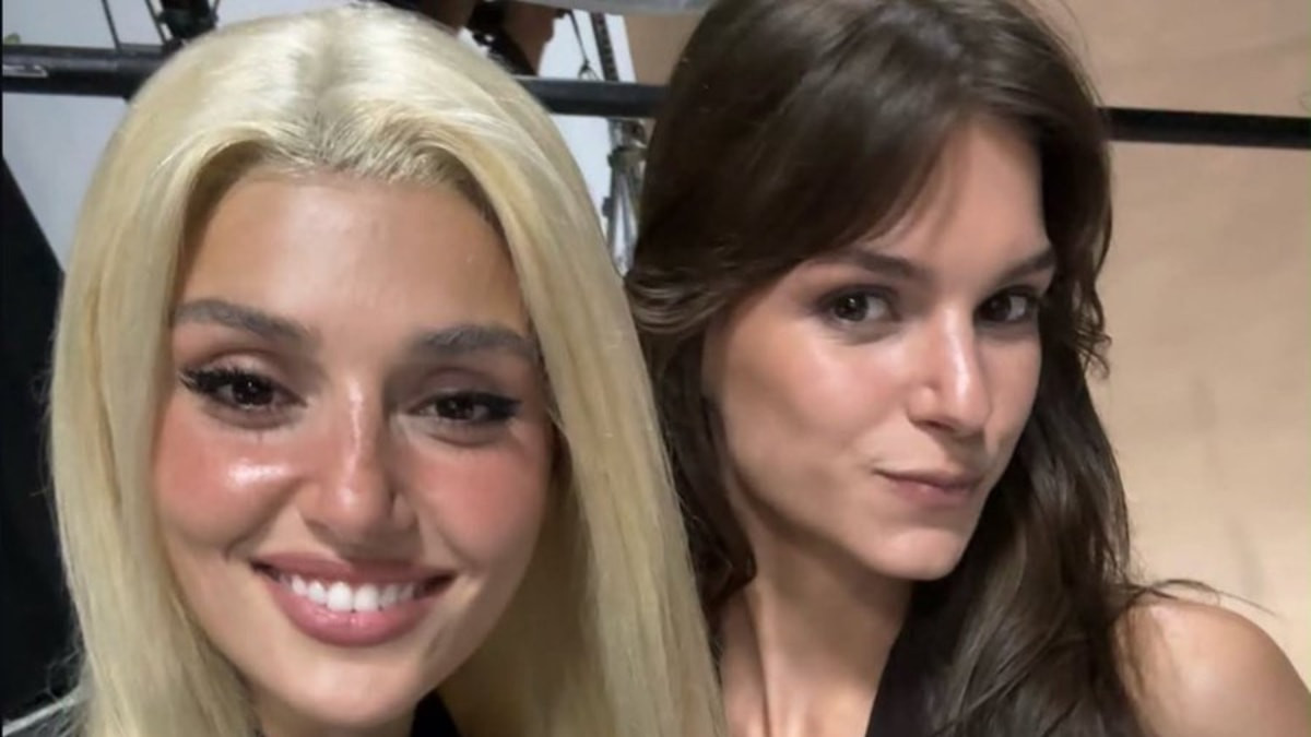 Peruklu yeni imaj! Hande Erçel sarışın oldu