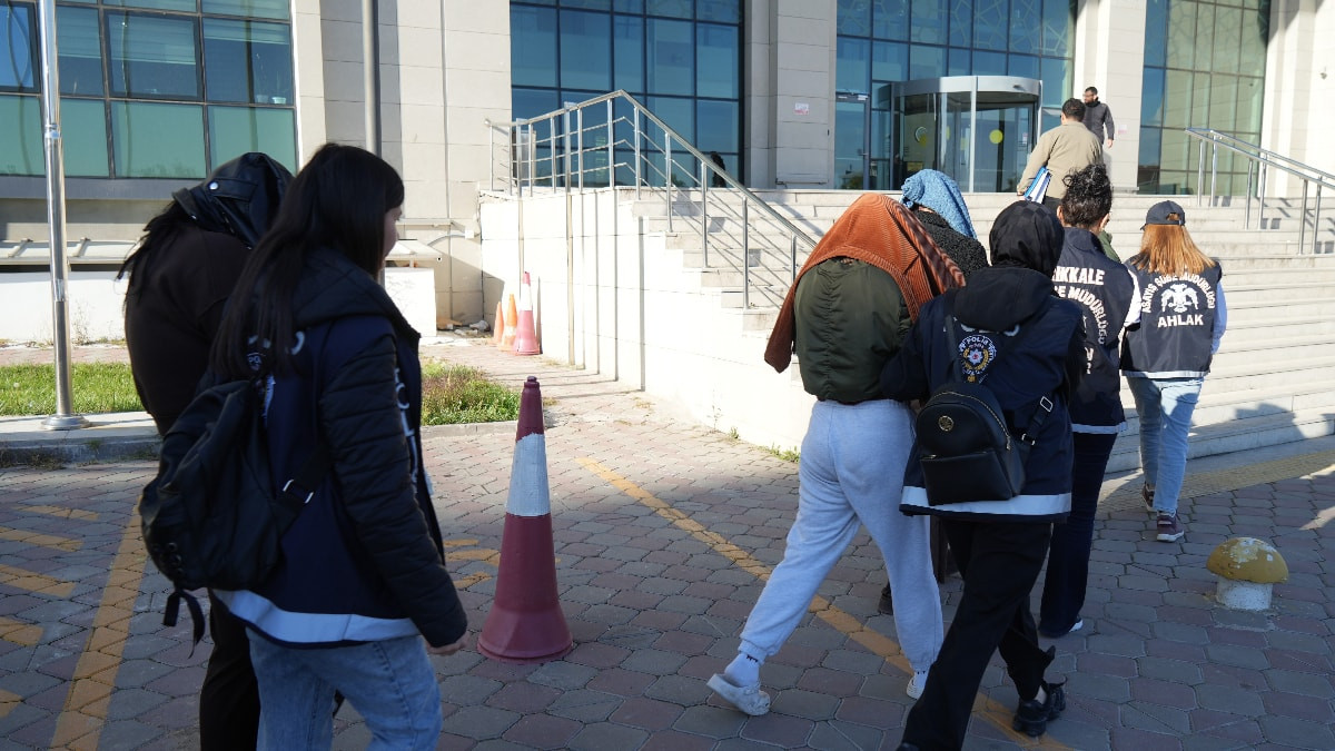 Kırıkkale'de fuhuş operasyonunda 5 şüpheli adliyeye sevk edildi