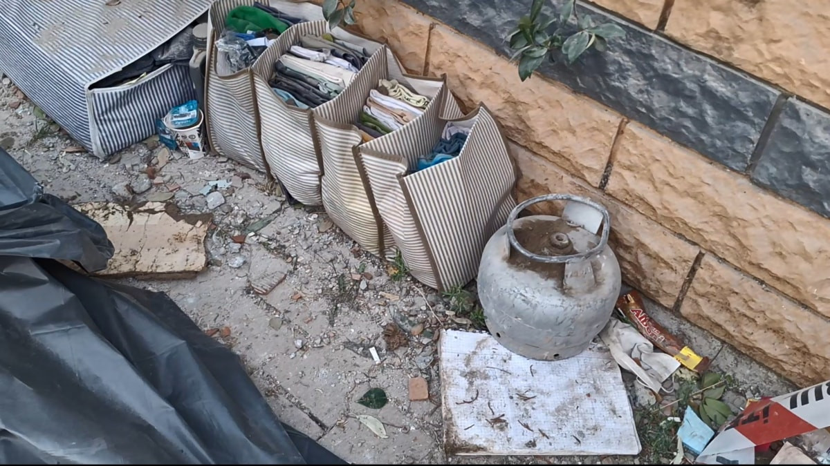 Maltepe’de çöken binanın enkazı görüntülendi